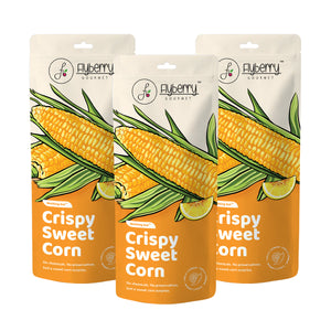 Flyberry Gourmet Crispy Sweet Corn Chips 90g (Pack of 3x30g)